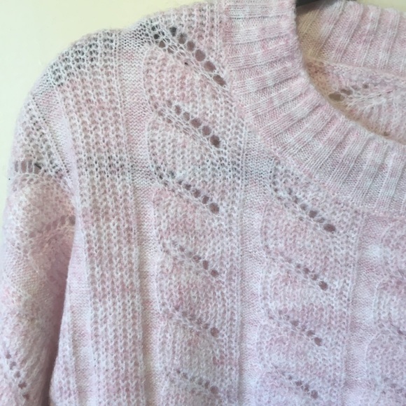 Peyton primrose size large baby pink knit sweater - Picture 5 of 10